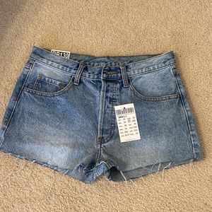 Low waisted Blue Denim Shorts